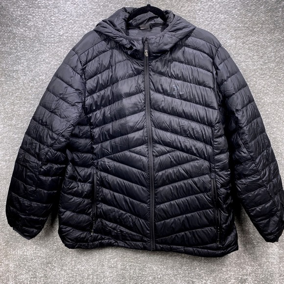 Camel Crown XXXL Women's Black Packable Puffer Down Jacket Hooded - Picture 1 of 9
